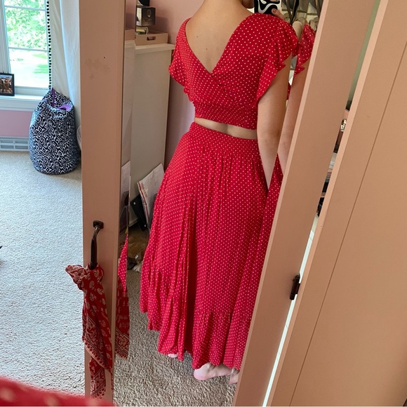 Free people matching skirt set - Picture 3 of 6